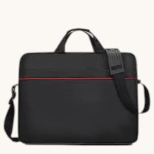 handmade leather laptop bag black professional