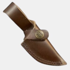 leather hunting genuine knife sheath brown