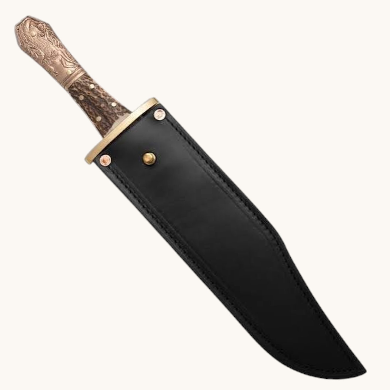 handmade bowie knife leather sheath black handmade bowie knife leather sheath black