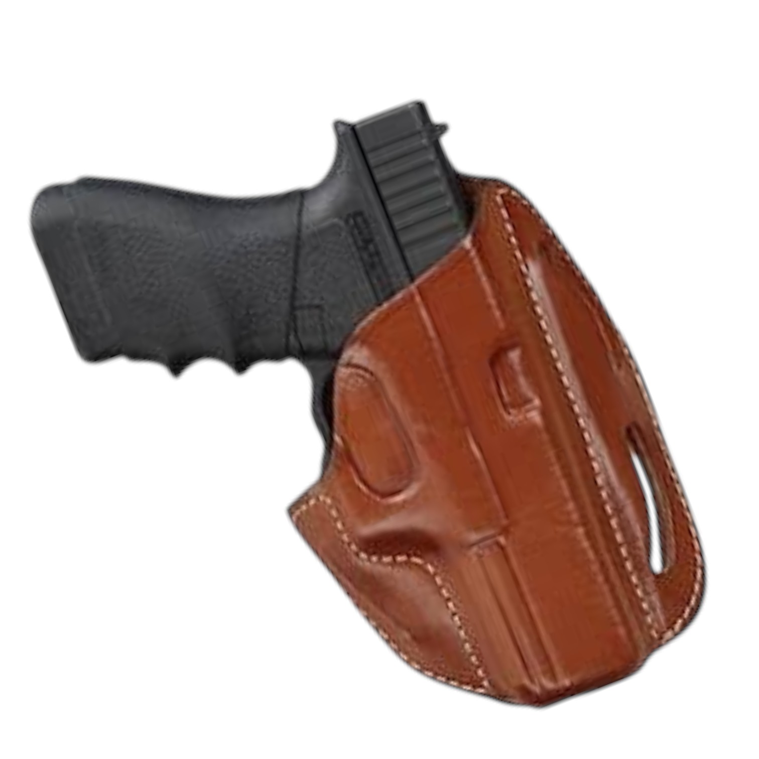 handmade genuine leather revolver holster – brown handmade genuine leather revolver holster – brown