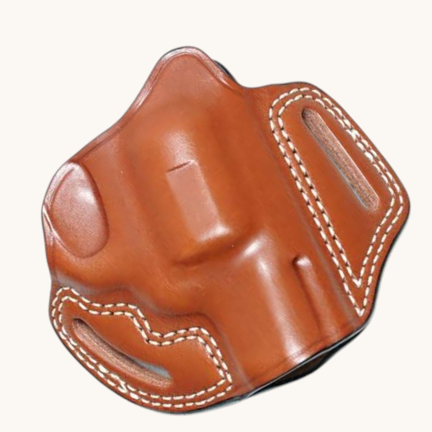 handmade genuine leather revolver holster – brown handmade genuine leather revolver holster – brown