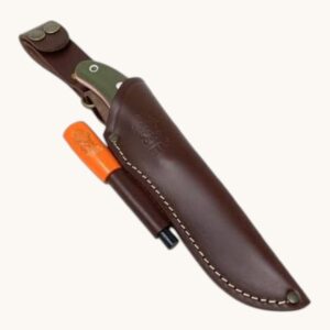 handmade knife sheath – chocolate brown