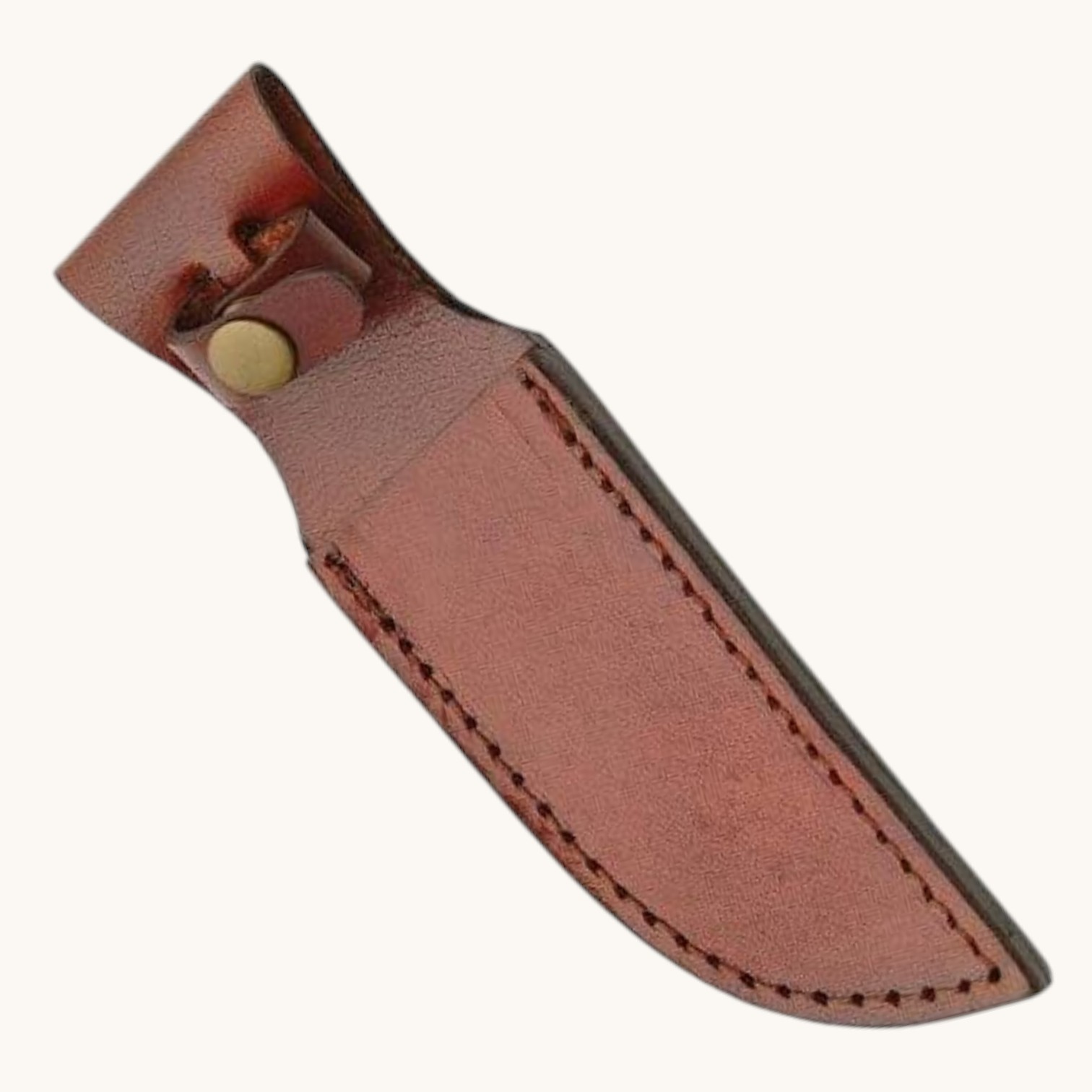handmade genuine leather hunting knife sheath – brown handmade genuine leather hunting knife sheath – brown